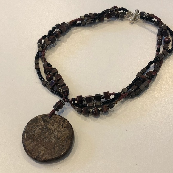 Sterling Silver Jasper Necklace - Picture 6 of 6